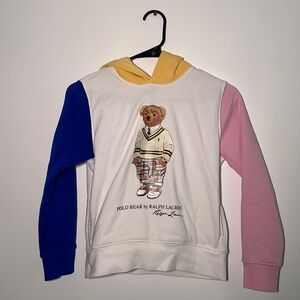 Ralph Lauren Polo Bear Tri-color Hoodie